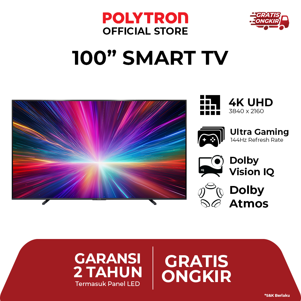 POLYTRON Smart Cinemax EQLED 100 inch PLD 100QV5925