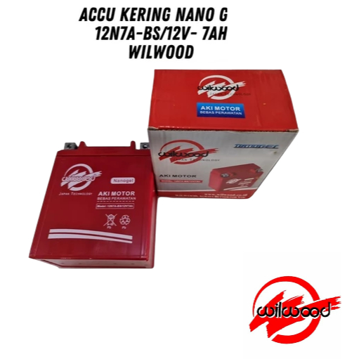 AKI 12N7A-BS (KLX) WILWOOD AKI KERING MOTOR KLX 150/AKI KERING TYPE 12N7A-BS WILWOOD