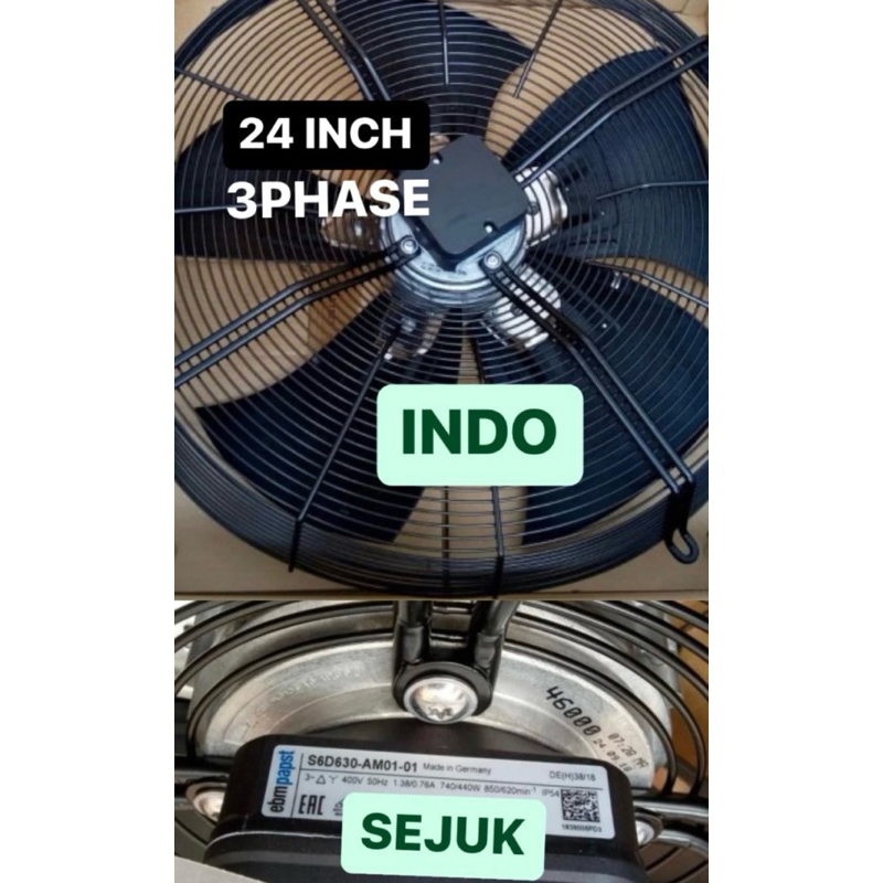 Axial fan ebm S6D630-AM01-01 | axialfan 24inch ebm 3phase | AXIAL FAN EBM S6D630-AM01-01 / AXIAL FAN