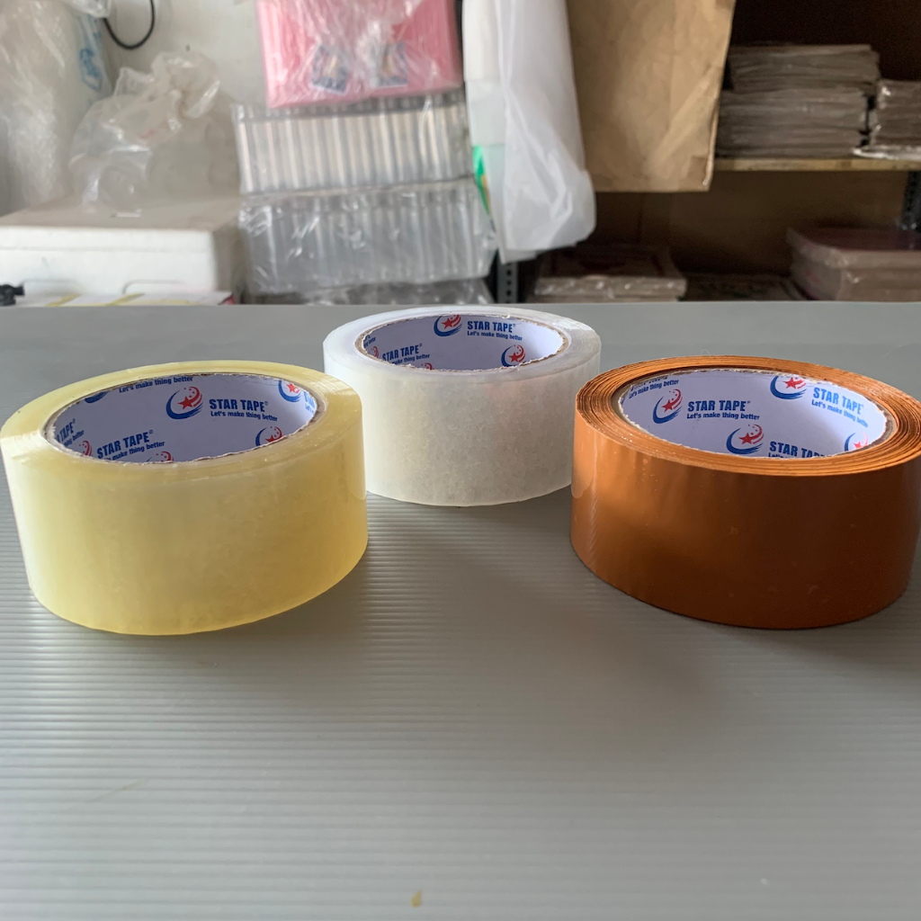 

Anugrah Plastik Lakban Bening dan Coklat Star Tape / Pandawa