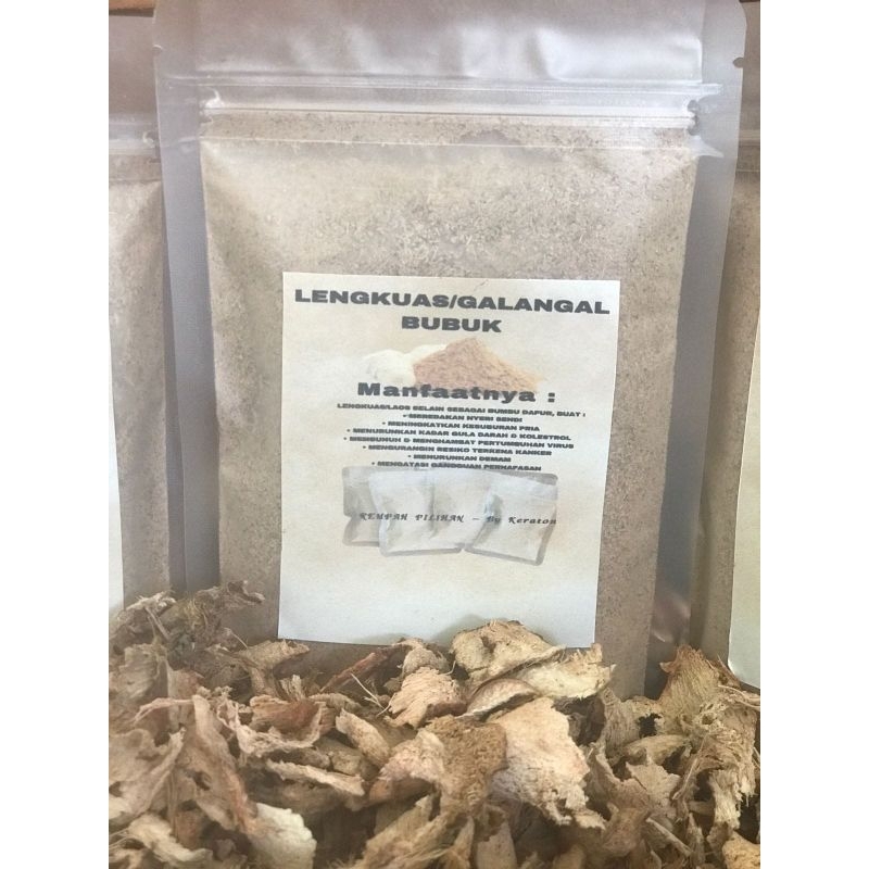

Lengkuas Laos Galangal Bubuk Powder 100% Asli Lengkuas Giling
