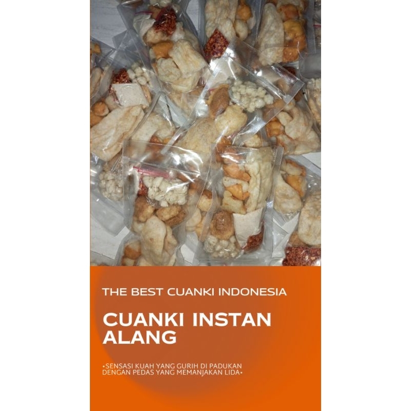 

CUANKI ALANG , CUANKI SATUAN HARGA LEBIH MURAH