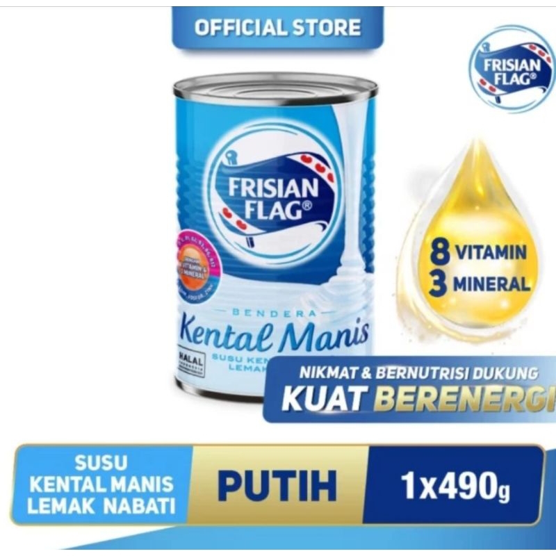 

Frisian Flag Bendera Susu Kental Manis - 490g