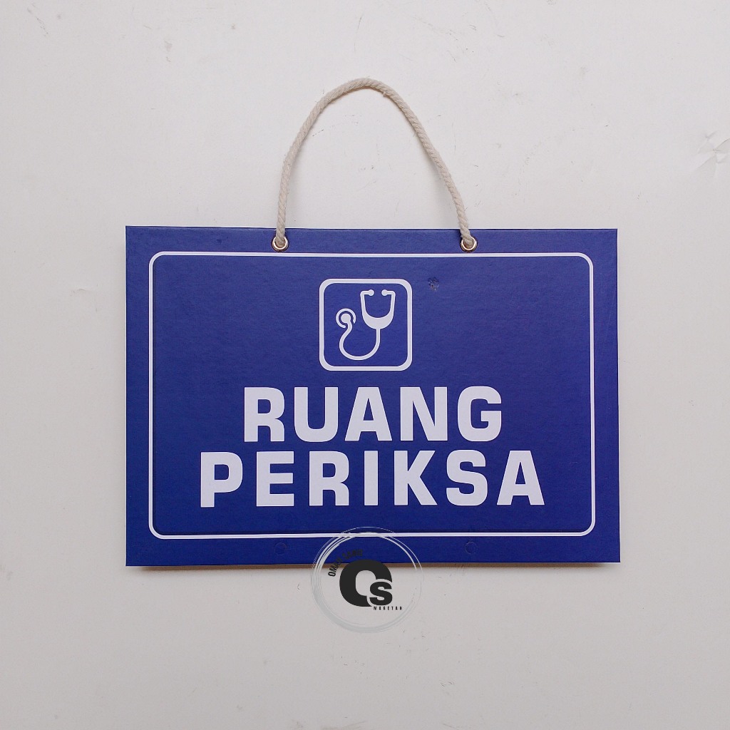 

Hard Poster Ruang Periksa - Sedang Ada Pasien - Hard Poster Tindakan