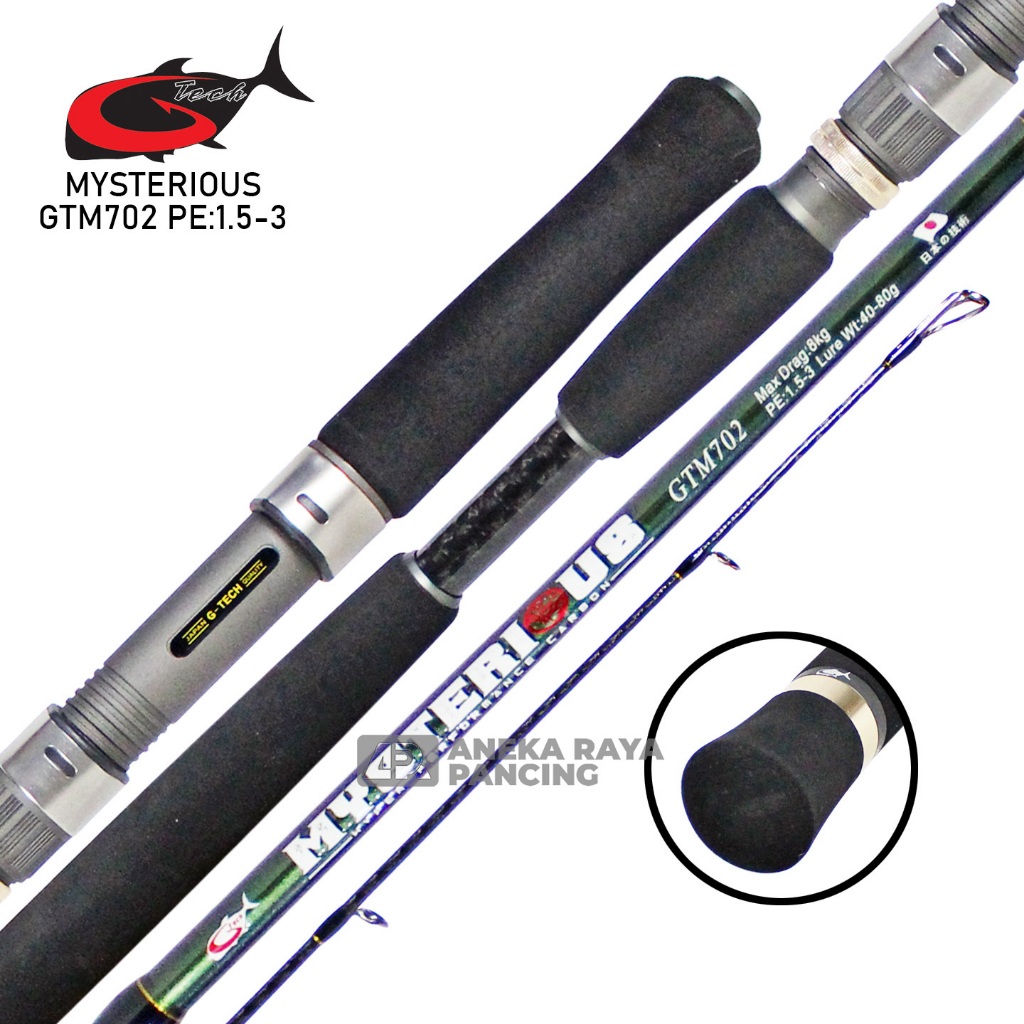 JORAN GTECH MYSTERIOUS / Joran Casting Jigging Terbaru / Joran Laut Kuat Murah Berkualitas