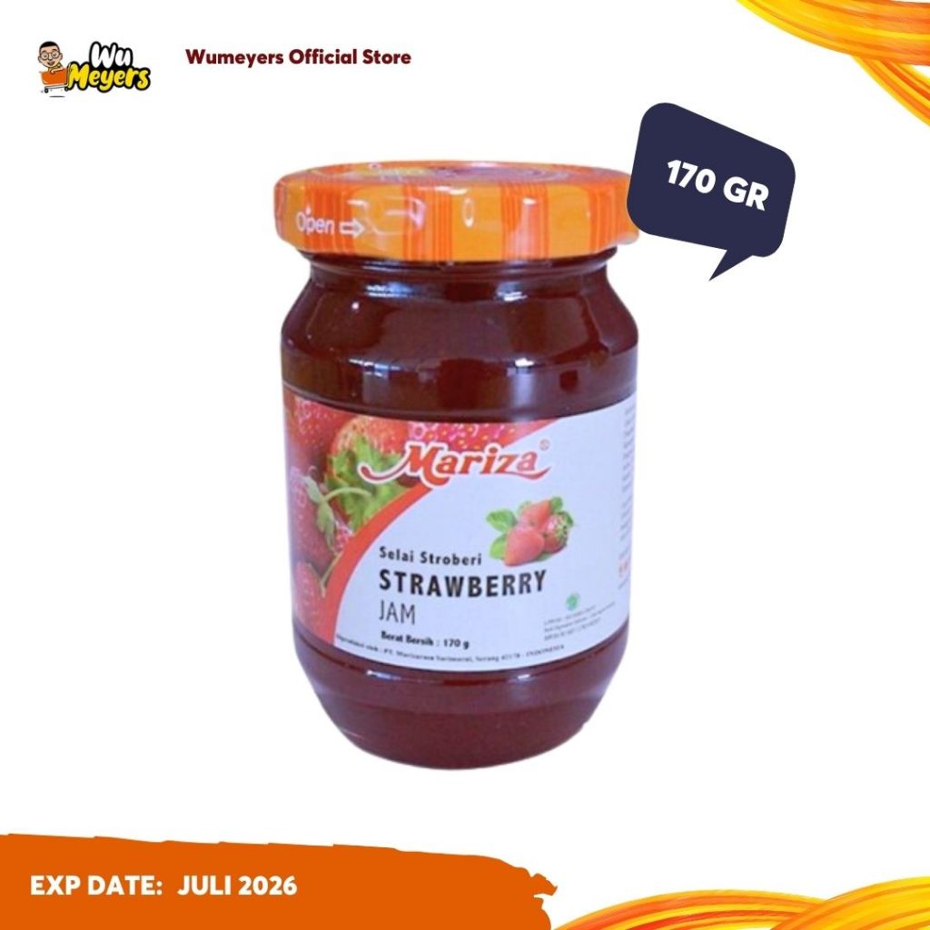 

Mariza Strawberry Jam - Selai Buah Strawberry 170gr