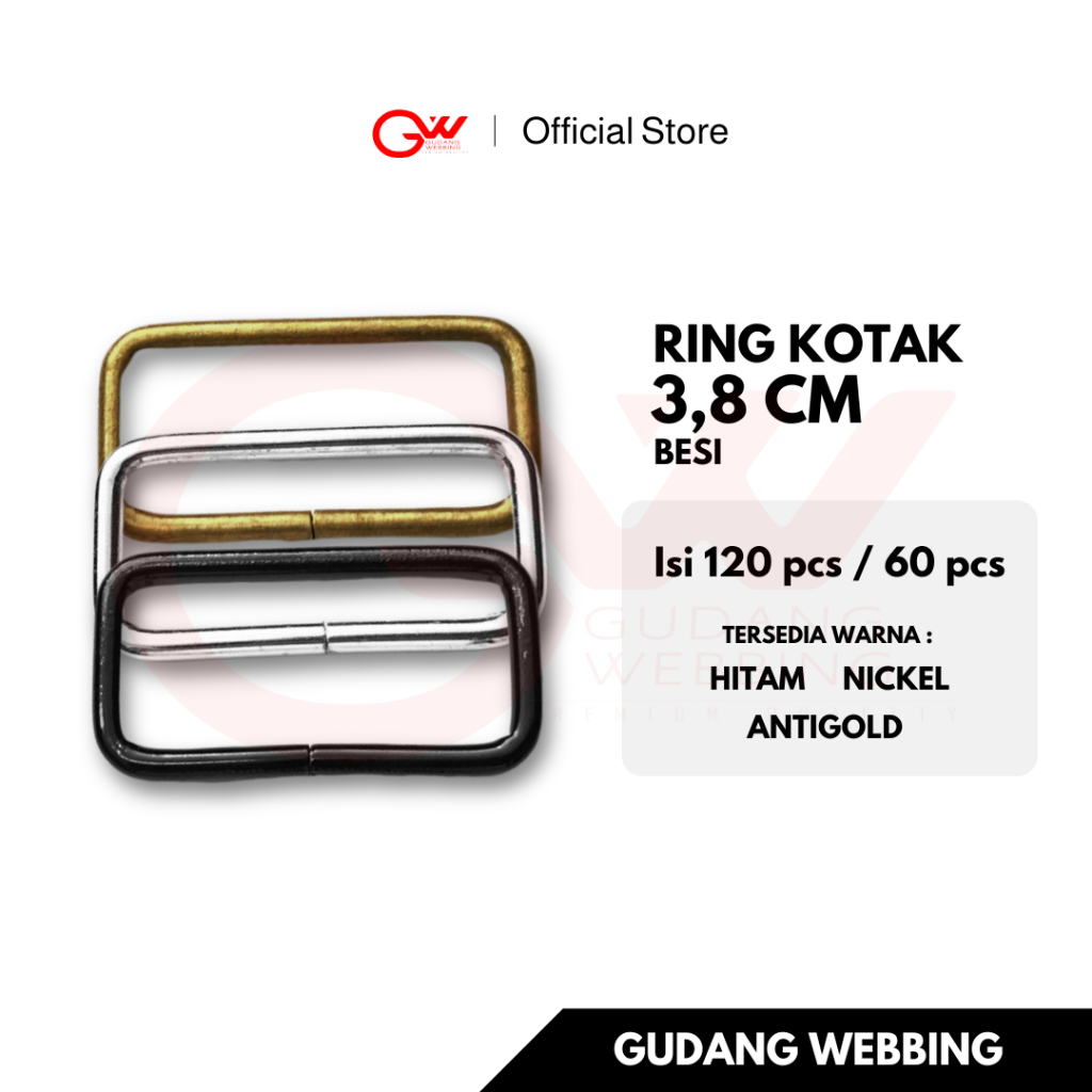 Ring Kotak Besi / Ring Kotak / RK 3,8 BESI