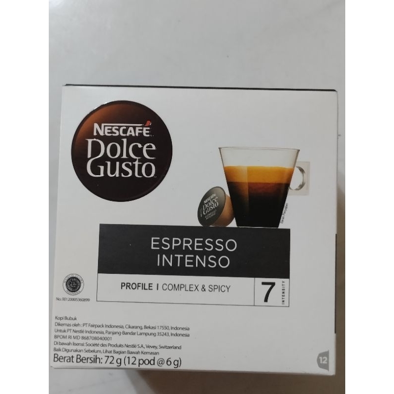 

Nescafe Dolce Gusto Espresso Intenso Complex & Spicy 72g