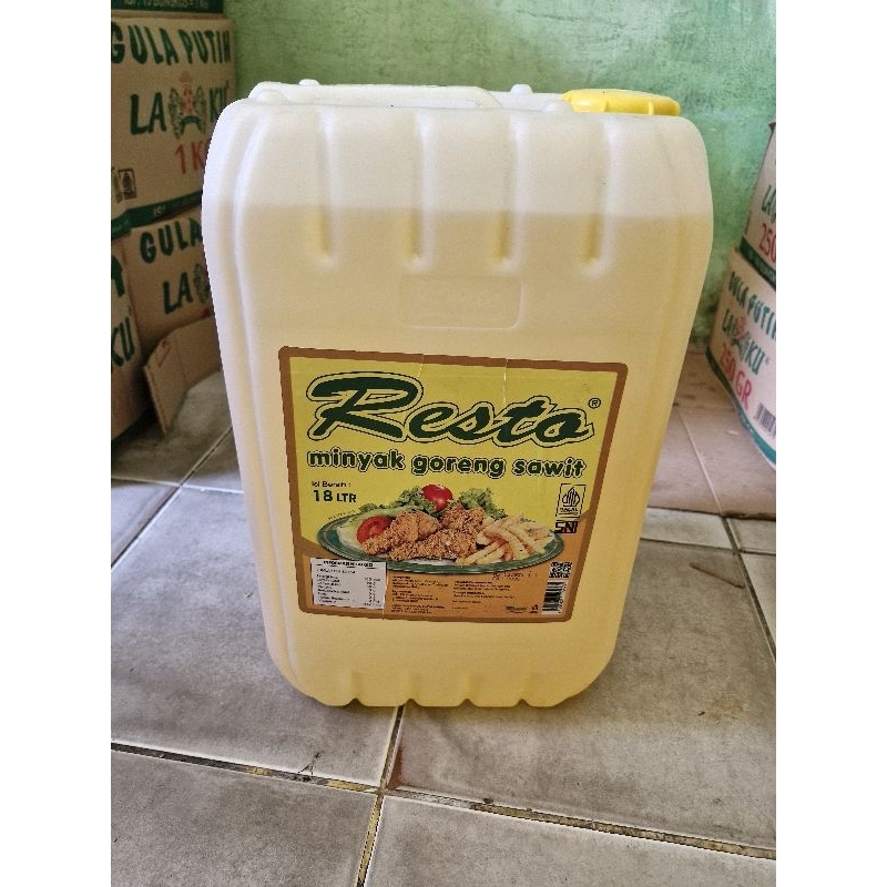 

Minyak Goreng Resto Premium Jerigen 16kg ato 18ltr