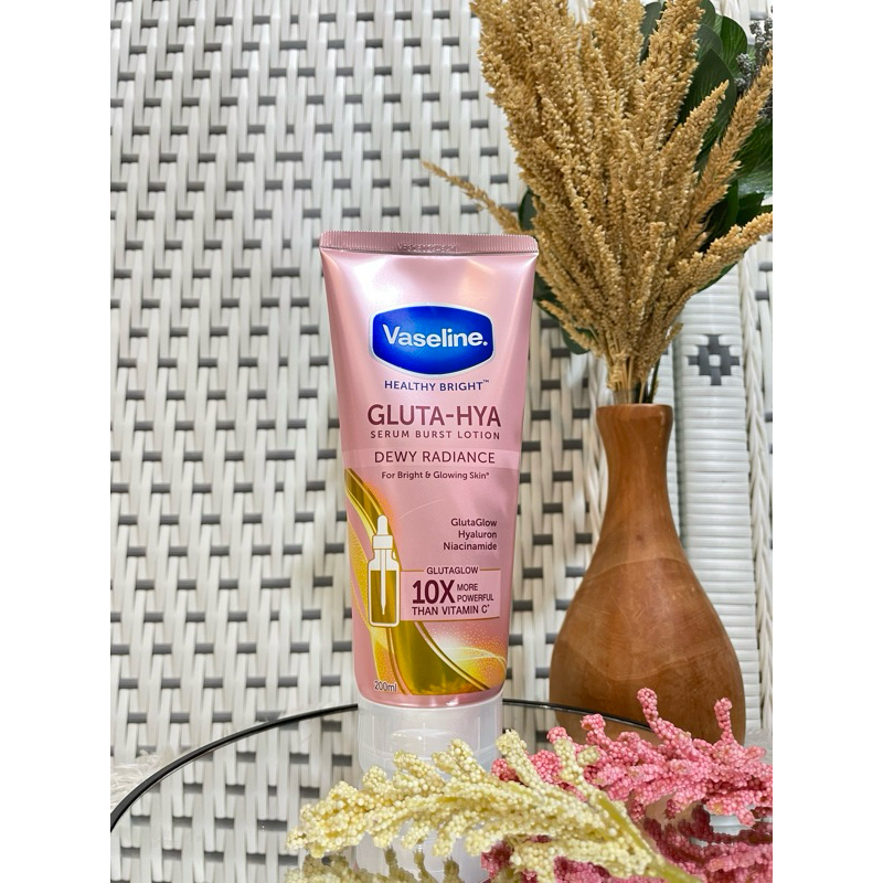 Vaseline Healthy Bright Gluta Hyaluron Niacinamide Serum Lotion Dewy Radiance