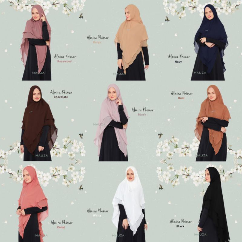 Khimar Syari Almira / Khimar Almira Mauza