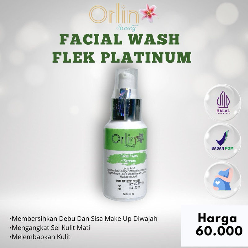 Facial wash/Sabun glowing/sabun cuci muka/Sabun muka bpom/Orlin Beauty