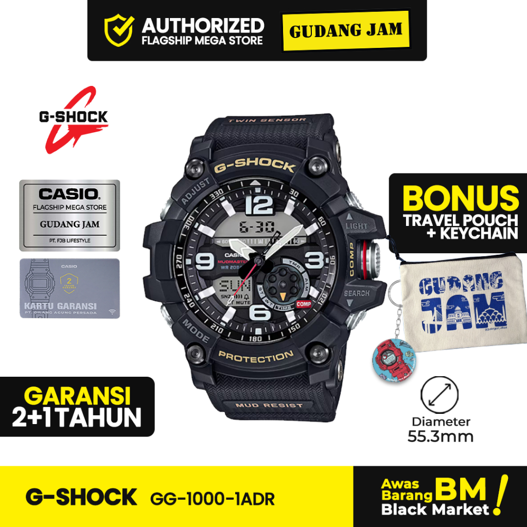 Jam Tangan G-Shock GG-1000-1ADR GG-1000-1A GG-1000 GG1000 GG 1000