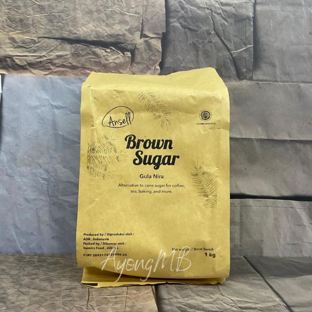 

ANSELL BROWN SUGAR 1KG BROWN SUGAR GULA NIRA