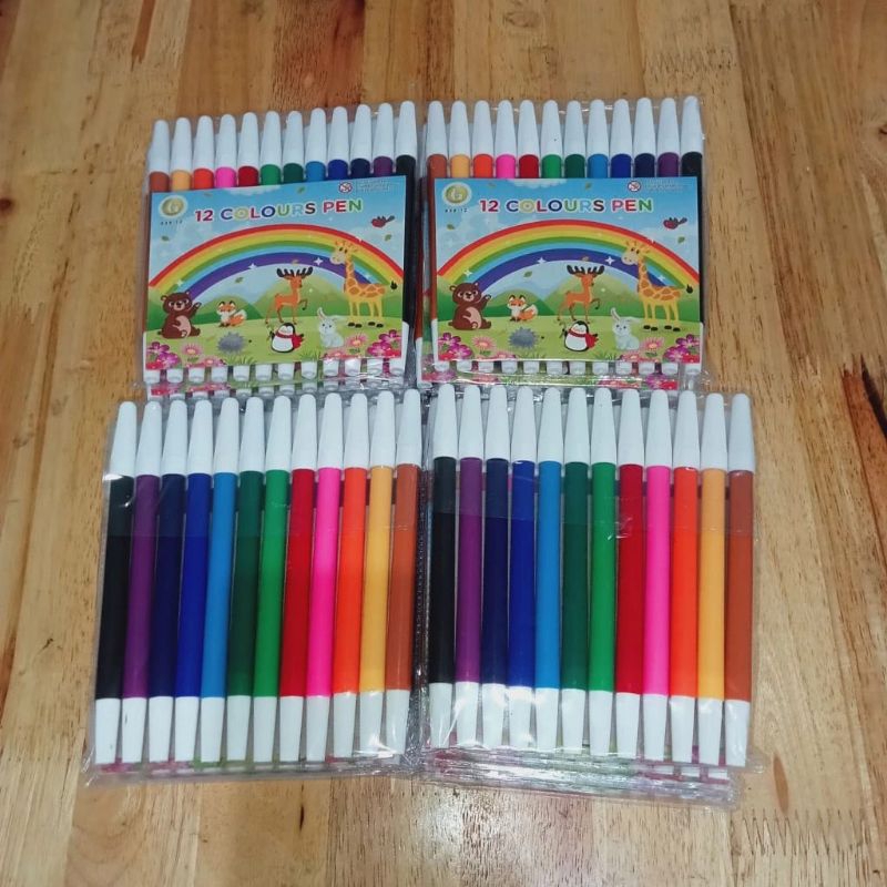 

Clear cair besar warna warni / pensil warna air 12 warna