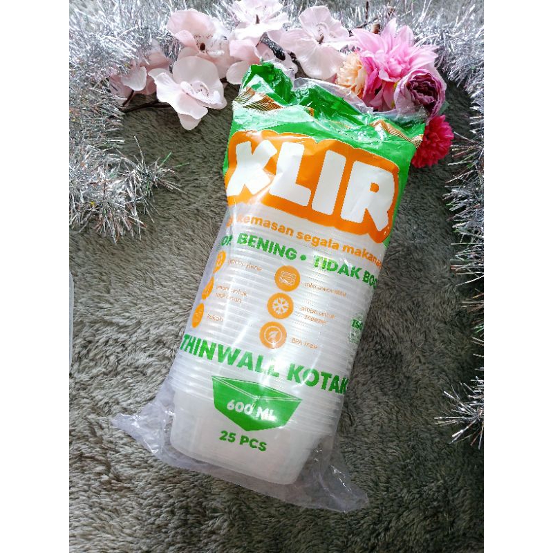 Thinwall Klir Square 600ml