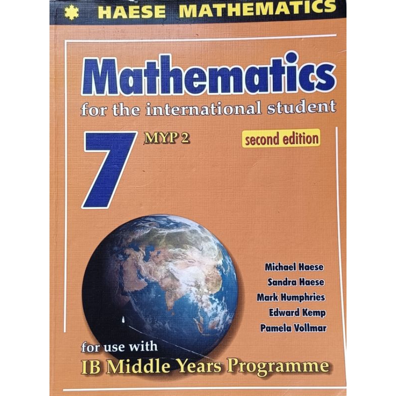Haese Mathematics MYP 2-4 untuk Tingkat Sekolah IB Middle Years Programme