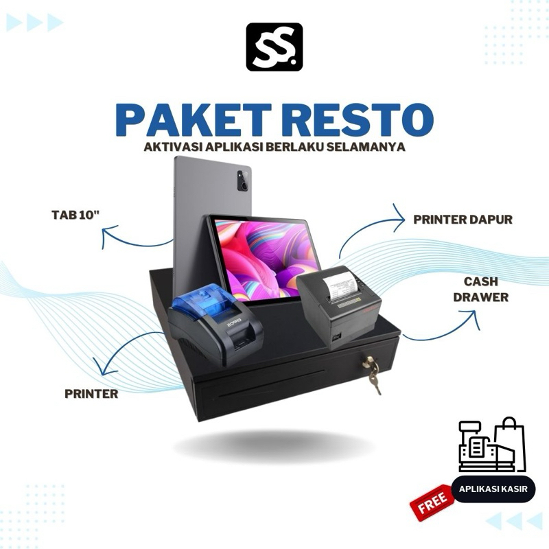 PAKET MESIN KASIR RESTO | Solusi Mesin Kasir Android Resto