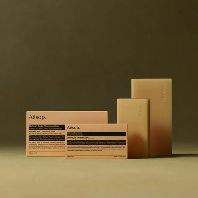 Aesop Bar Soaps sabun bar sabun mandi batang 150gr Aesop Refresh body cleansing slab