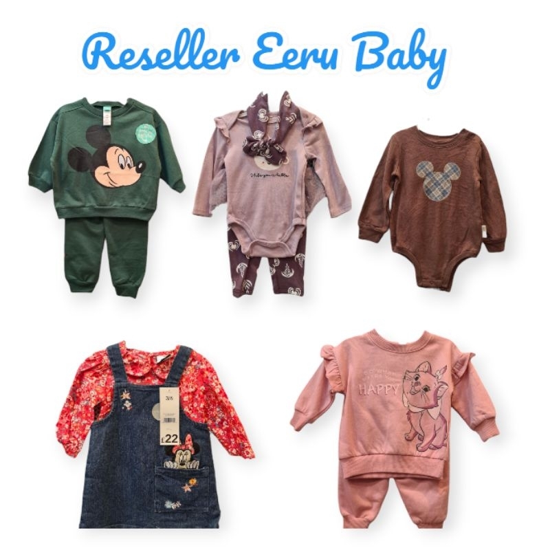 PAKET RESELLER EERUBABY PAKAIAN BAJU BAYI BABY ANAK PEREMPUAN LAKI LAKI CEWEK COWOK