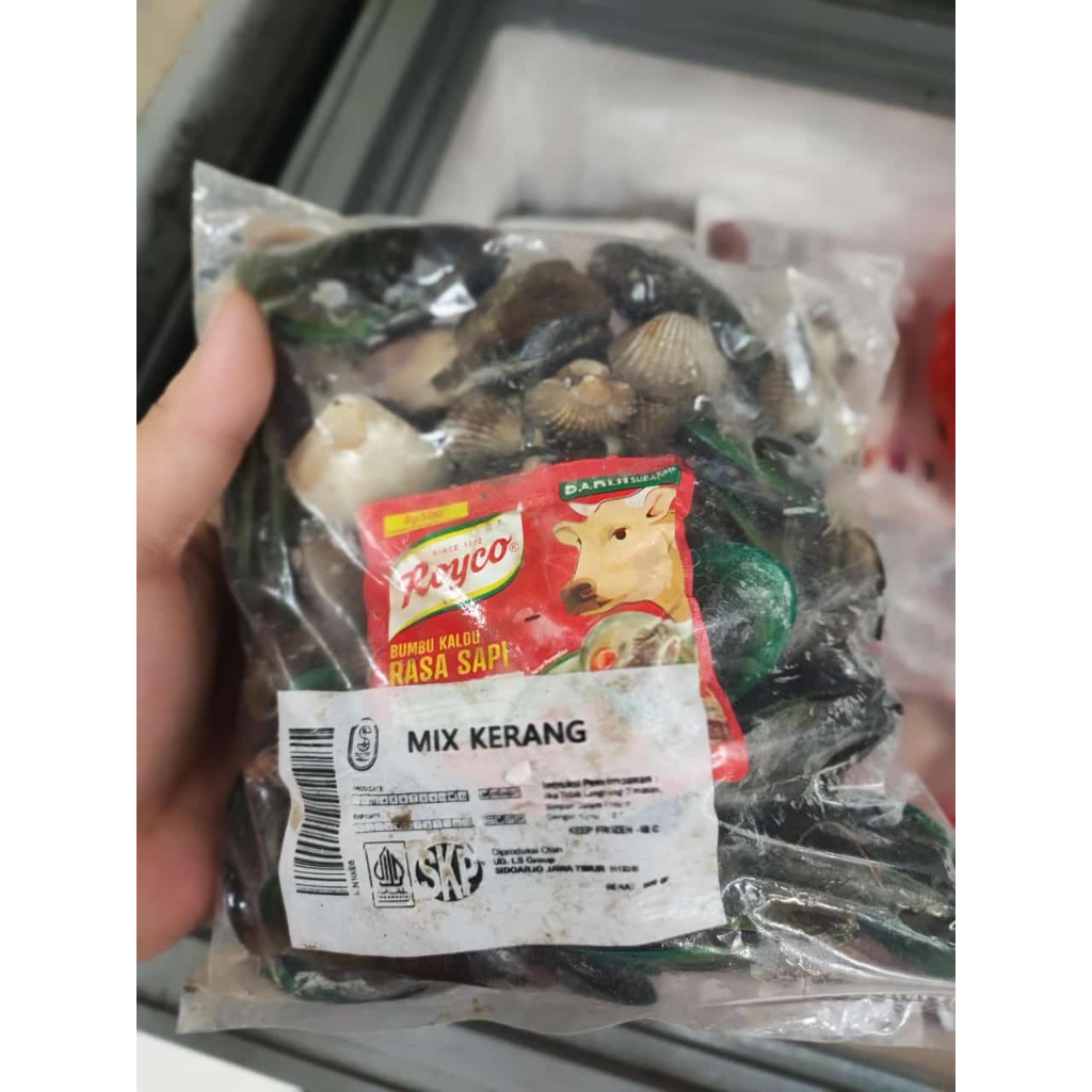 

Mix Seafood tumpah kerang segar 500 gram