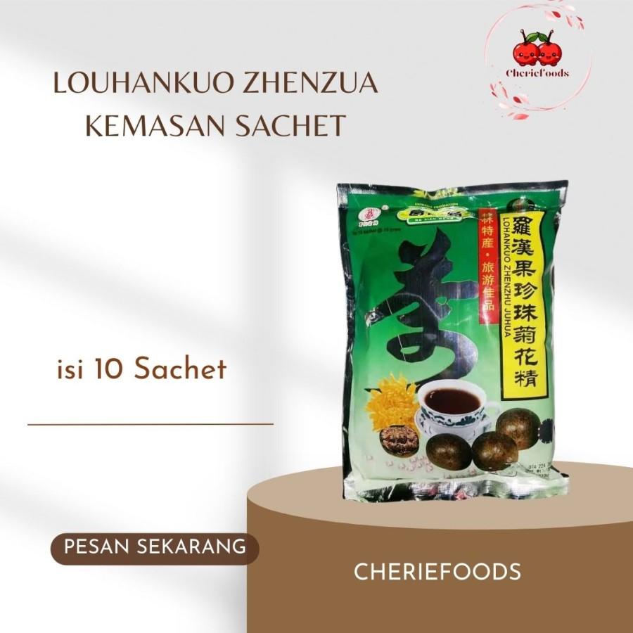 

Ramuan Herbal Lohankuo Zhenzhu Juhua (Teh Pereda Panas Dalam)