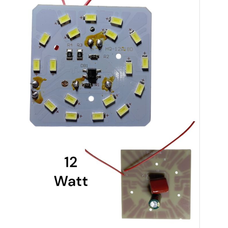 PCB LAMPU LED 12 WATT CAHAYA TERANG