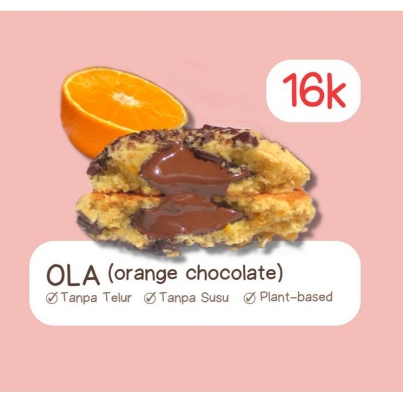 

OLA (sunkist orange chocolate) Vegan Soft cookies
