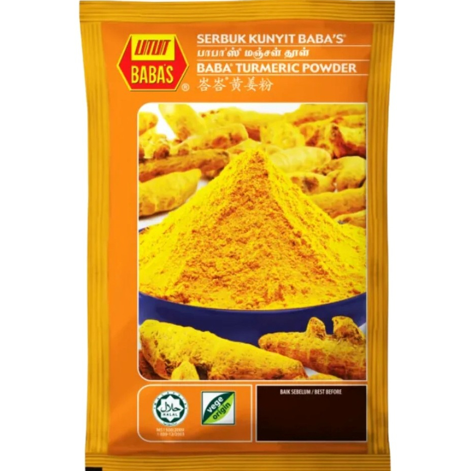 

Turmeric Powder Baba's / Haldi Curcuma / Kunyit Bubuk Babas 125g