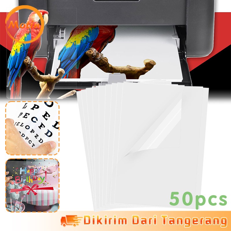 

50pcs/bag Inkjet Transparant Film Clear PET Film A4 Film Inkjet