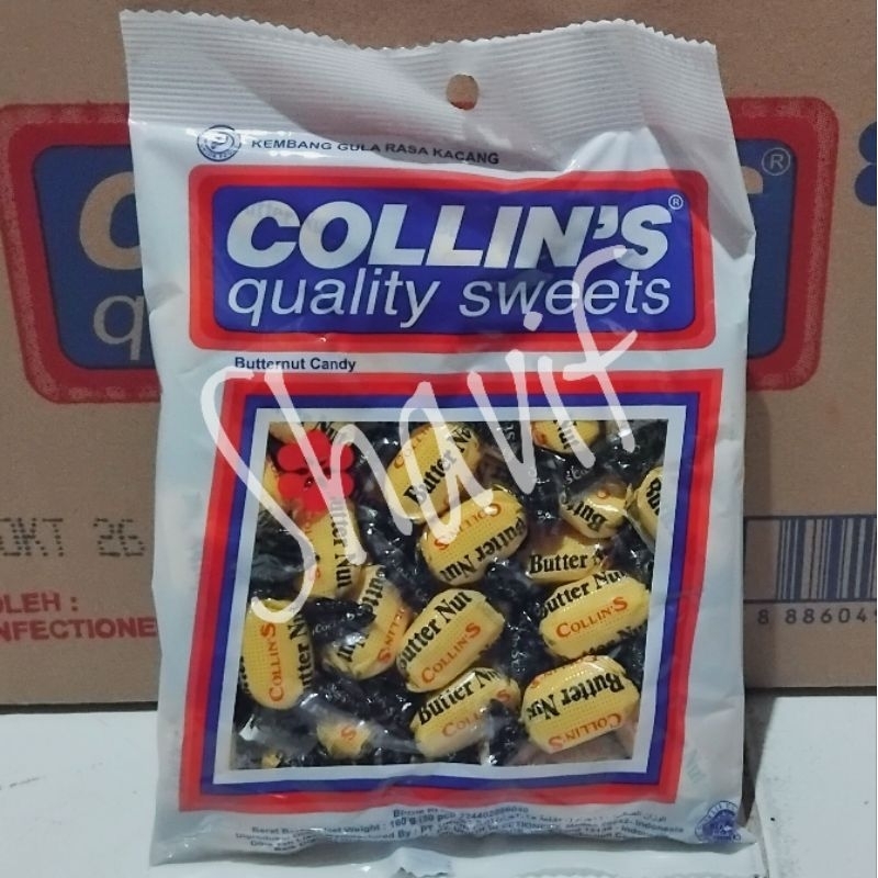 

Permen Kacang Collin's / Butternut Candy Collin's (Kemasan Bag isi 50)