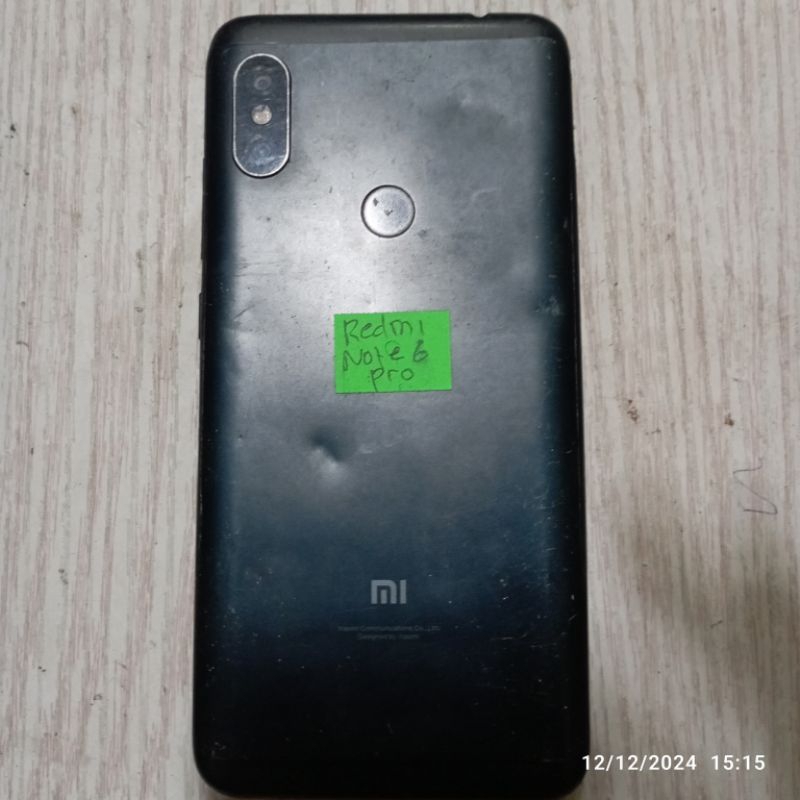 MESIN REDMI NOTE 6 PRO ORIGINAL NORMAL