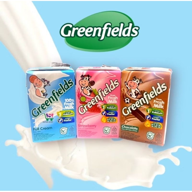 

Susu Uht Greenfields ukuran 105 Ml isi 40 pcs