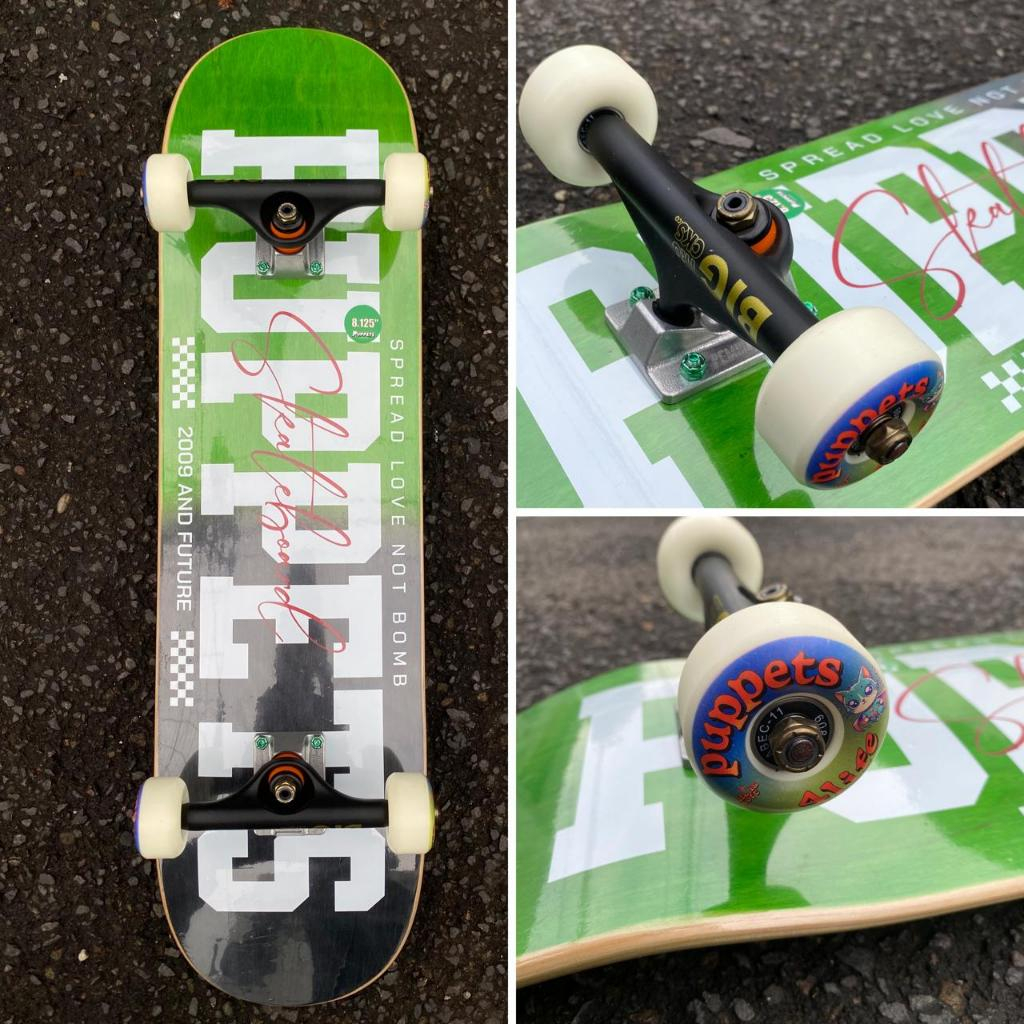 Puppets Skateboard lengkap Puppets Font series fullset