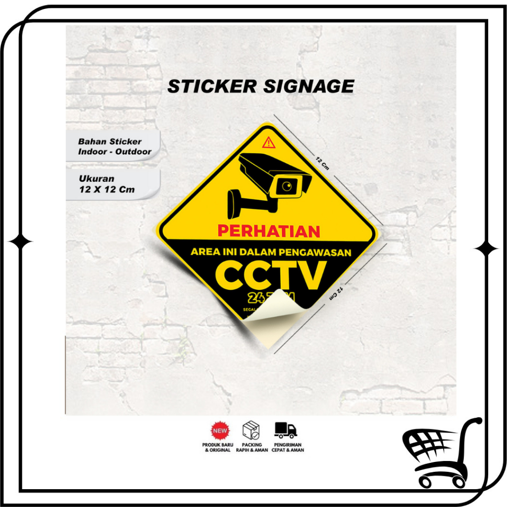 

Toko99 - STIKER CCTV 24 JAM/ MURAH BAHAN VINLY / STIKER CCTV UKURAN 12 X 12 / STIKER SIGNAGE CCTV 24 JAM / INDOOR - OUTDOOR,,,