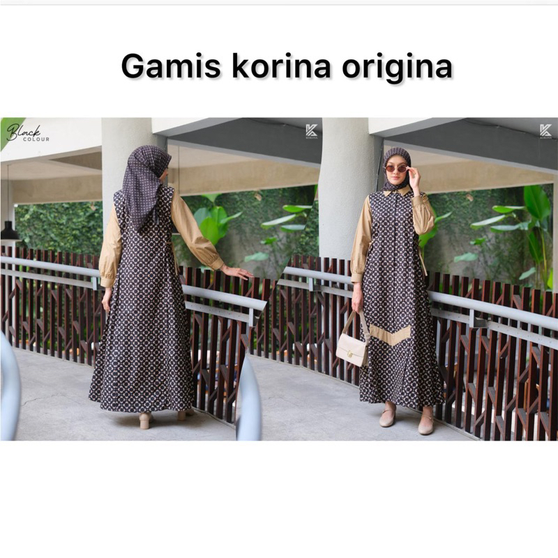 GAMIS DRESS KORINA ORIGINAL