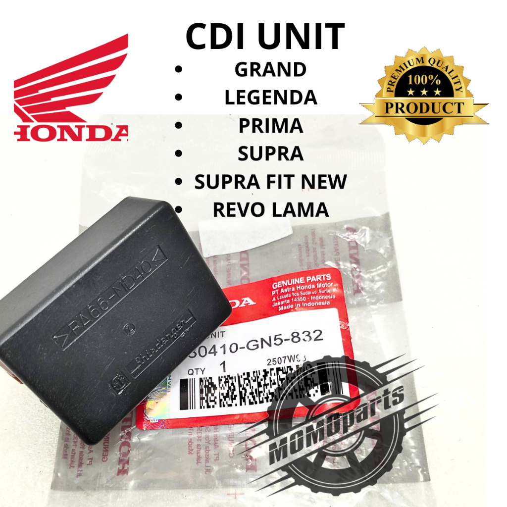 ORIGINAL CDI UNIT HONDA GRAND ASTREA PRIMA LEGENDA SUPRA X LAMA SUPRA FIT NEW  REVO LAMA KUALITAS AS