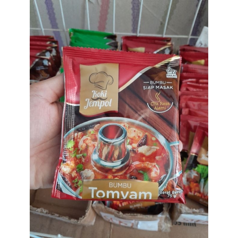 

Bumbu Koki Jempol (tomyam, suki, steamboat) / bumbu siap saji / bumbu tomyam