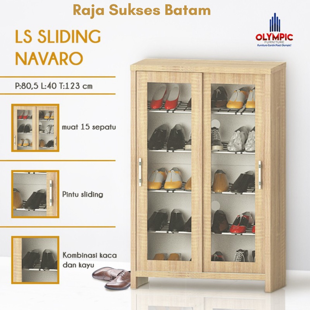 Rak Sepatu Lemari Sepatu Olympic LS Navaro BATAM