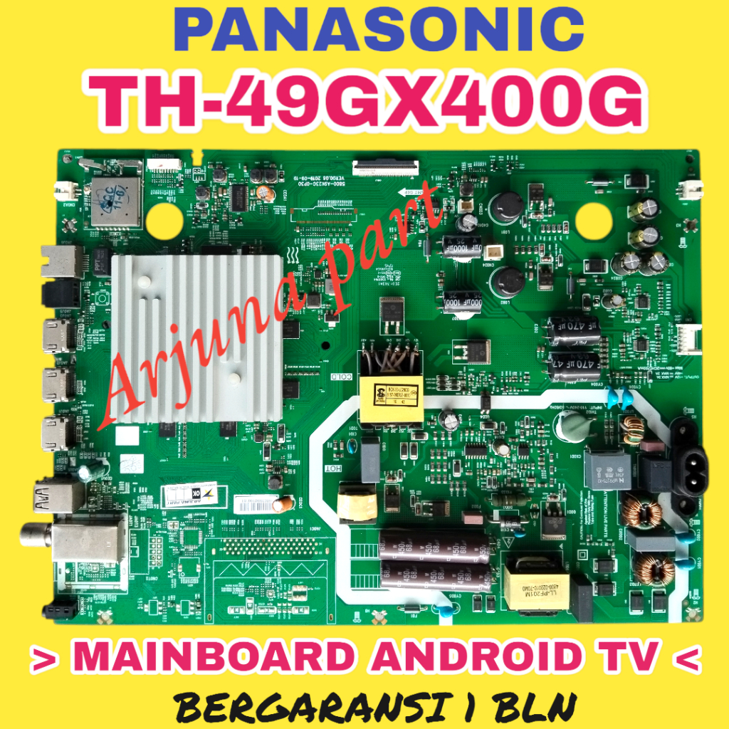 MAINBOARD TV PANASONIC TH-49GX400G / MB TV PANASONIC TH-49GX400G / MESIN TV PANASONIC TH-49GX400G / 