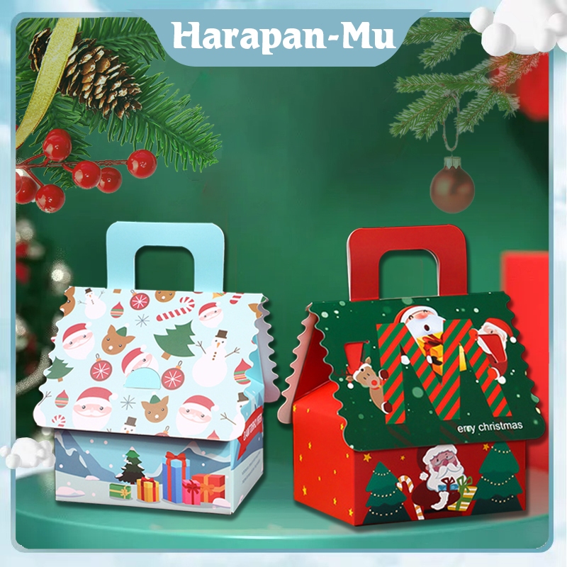 

Kotak Hampers Natal Box Hampers Natal Gable Box Natal Kotak Natal Christmas Box Kotak Kue Natal