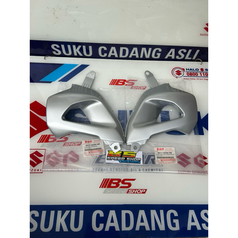LEGSHIELD SAYAP RAIDER 150 SILVER SAYAP KECIL DEPAN SATRIA FU 150 THAILAND CBU ORI SGP