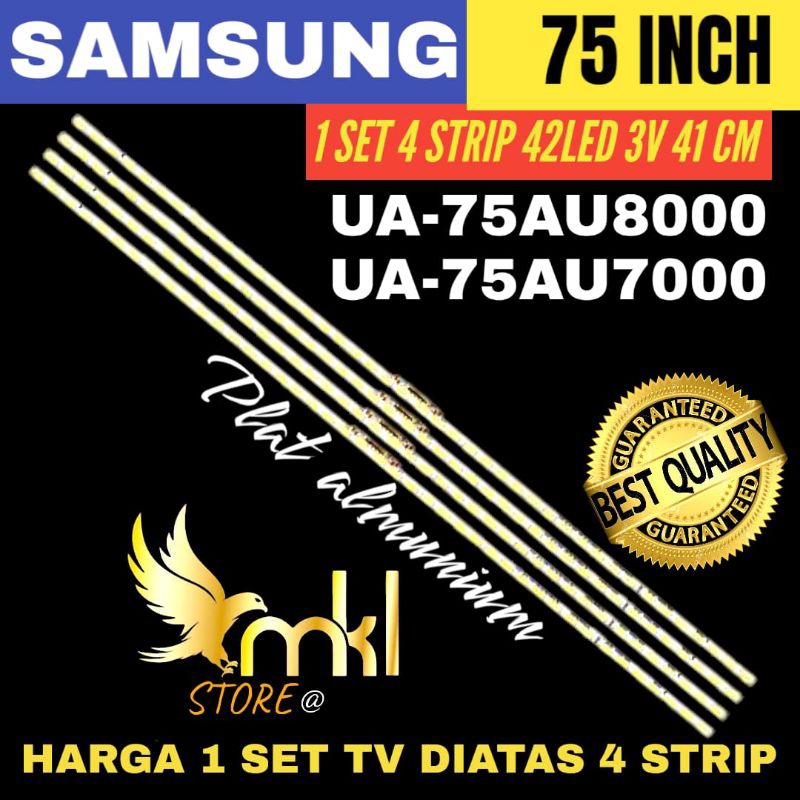 BACKLIGHT TV LED SAMSUNG 75 INCH UA-75AU8000- UA-75AU7000 BACKLIGHT TV LED SAMSUNG 75 INCH