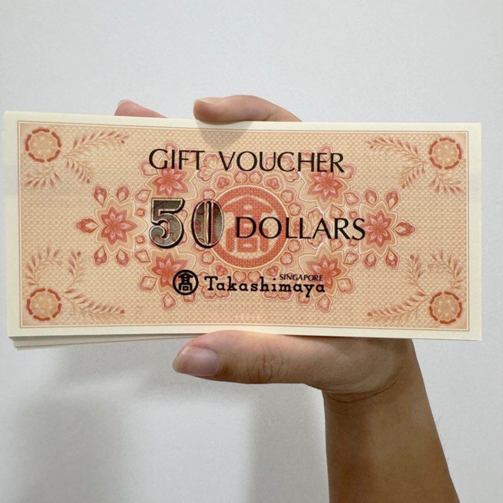 Takashimaya Gift Voucher 50 Dollars