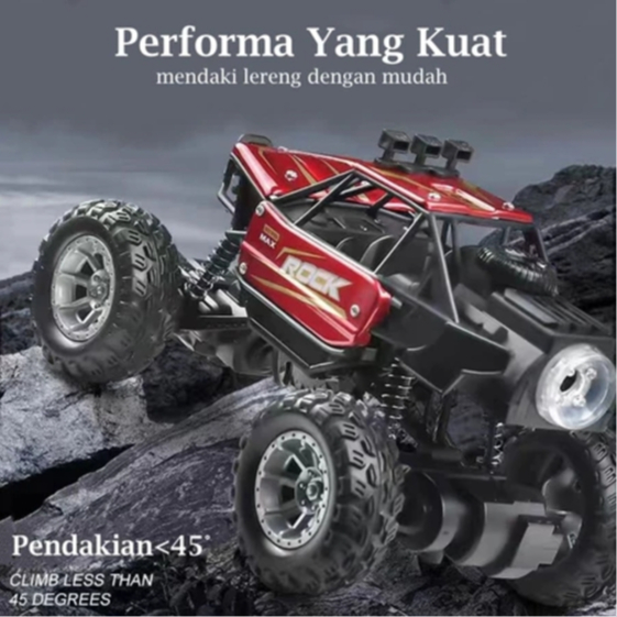 

Mainan Mobil Remote Control Offroad Alloy Climbing Car RC Rock Crawler Powerful RC Off Road Dengan