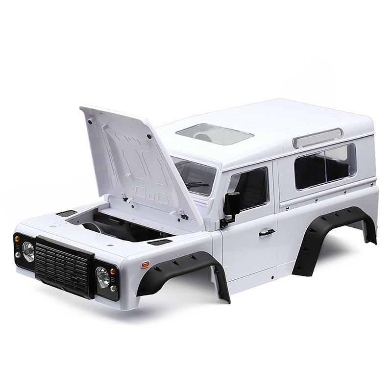 INJORA D90 hard bodyshell land rover defender 275mm rc crawler white
