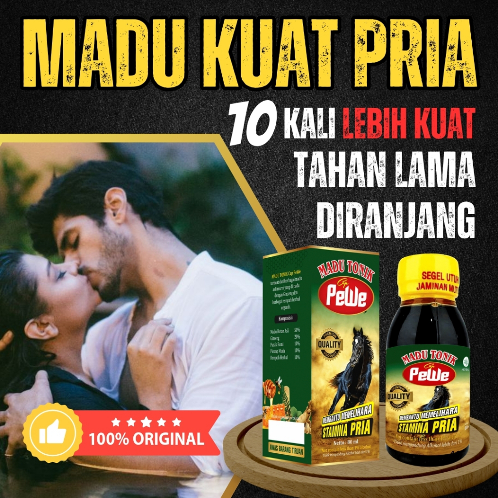 

Madu Tonik Pewe Asli Madukuat Herbal Penambah Vitalitas Pria Lebih Kuat Tahan Lama Di Ranjang 80ML