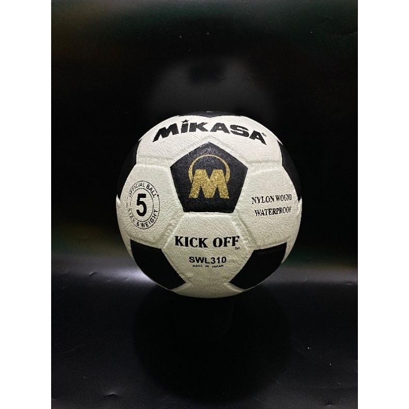 Bola Sepak Mikasa Hitam putih Murah untuk latihan anak