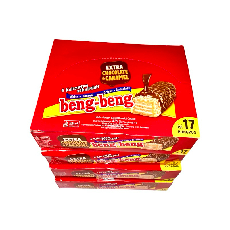 

BENG-BENG Extra Chocolate & Caramel 425gr 1 Pack Isi 17