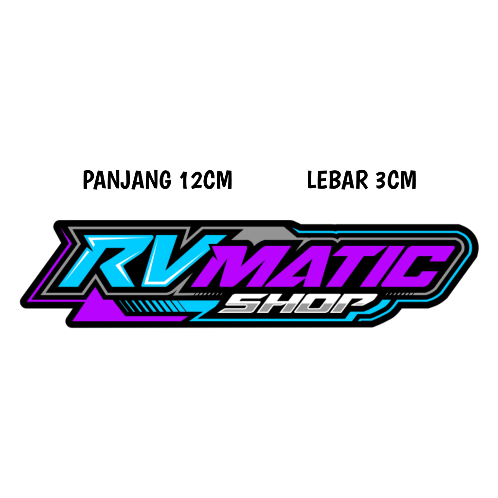 STIKER HOLOGRAM RV MATIC SHOP